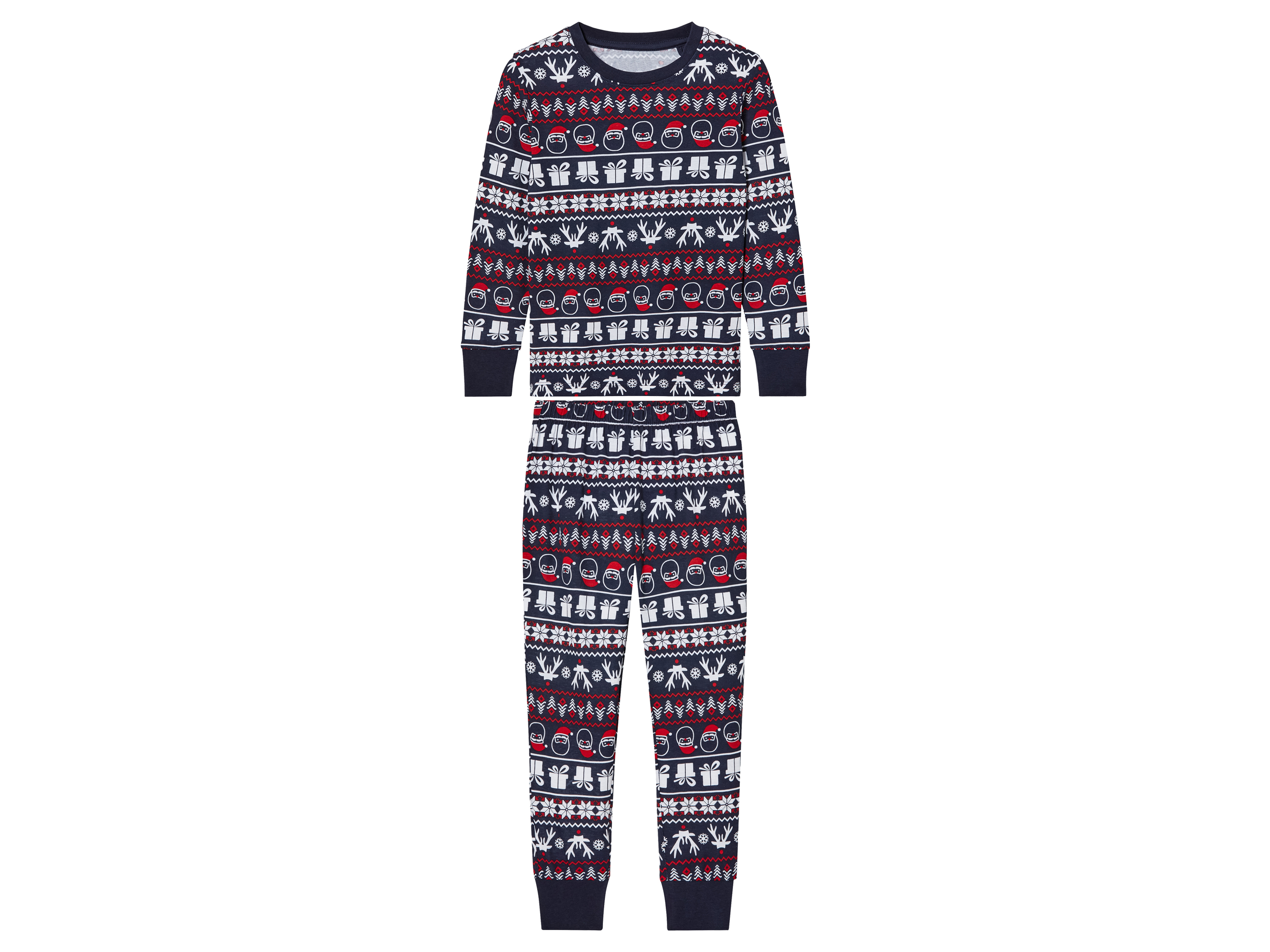 lupilu® Dívčí vánoční pyžamo (110/116, navy modrá)