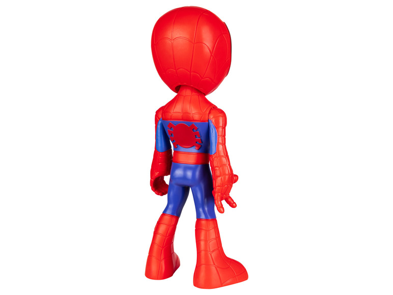 Hračka Spider-Man, červená postavička zezadu.