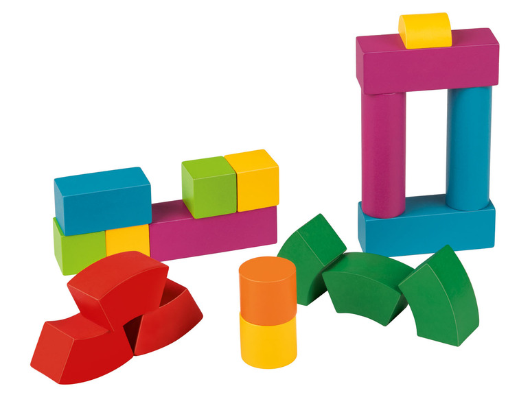  Zobrazit na celou obrazovku Playtive Dřevěná duhová skládačka Montessori - Obrázek 9
