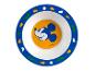 Dětský talíř s Mickey Mouse od Disney, modrý a žlutý.