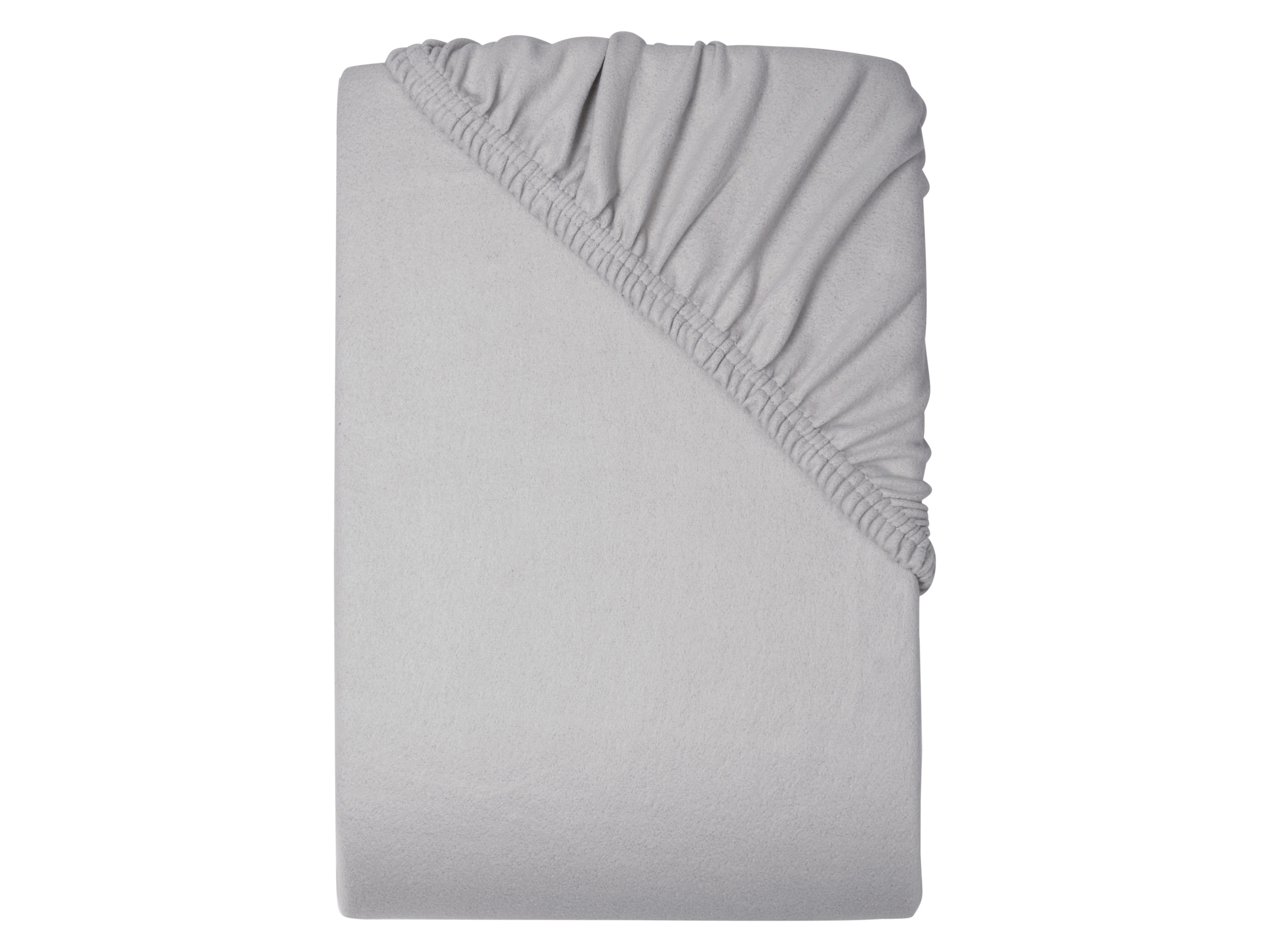 Livarno® Napínací prostěradlo z jemného flanelu, 180-200 x 200 cm (šedá)
