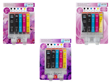 UNITED OFFICE® Náplně do tiskárny Canon Multipack