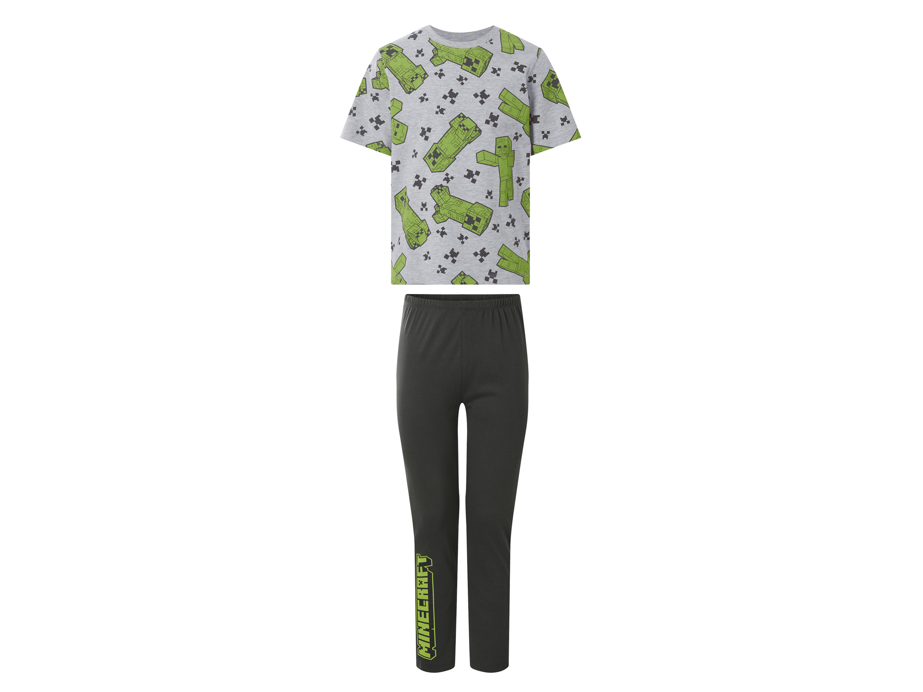 Dětské pyžamo (Minecraft/šedá, 158/164)