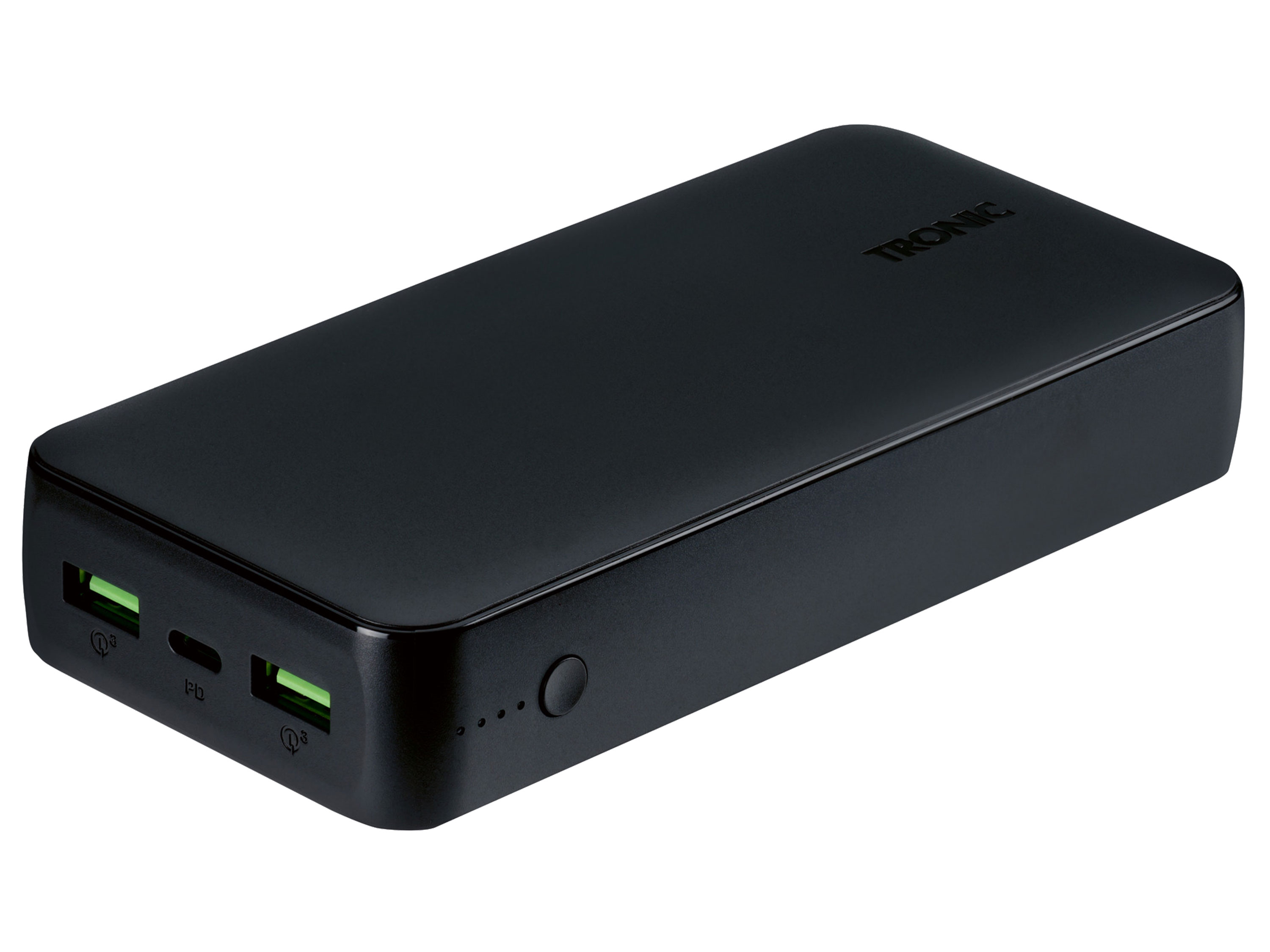 Tronic® Powerbanka 20 000 mAh, Usb-C PD, Usb-A, Smart Fast Charge (černá)