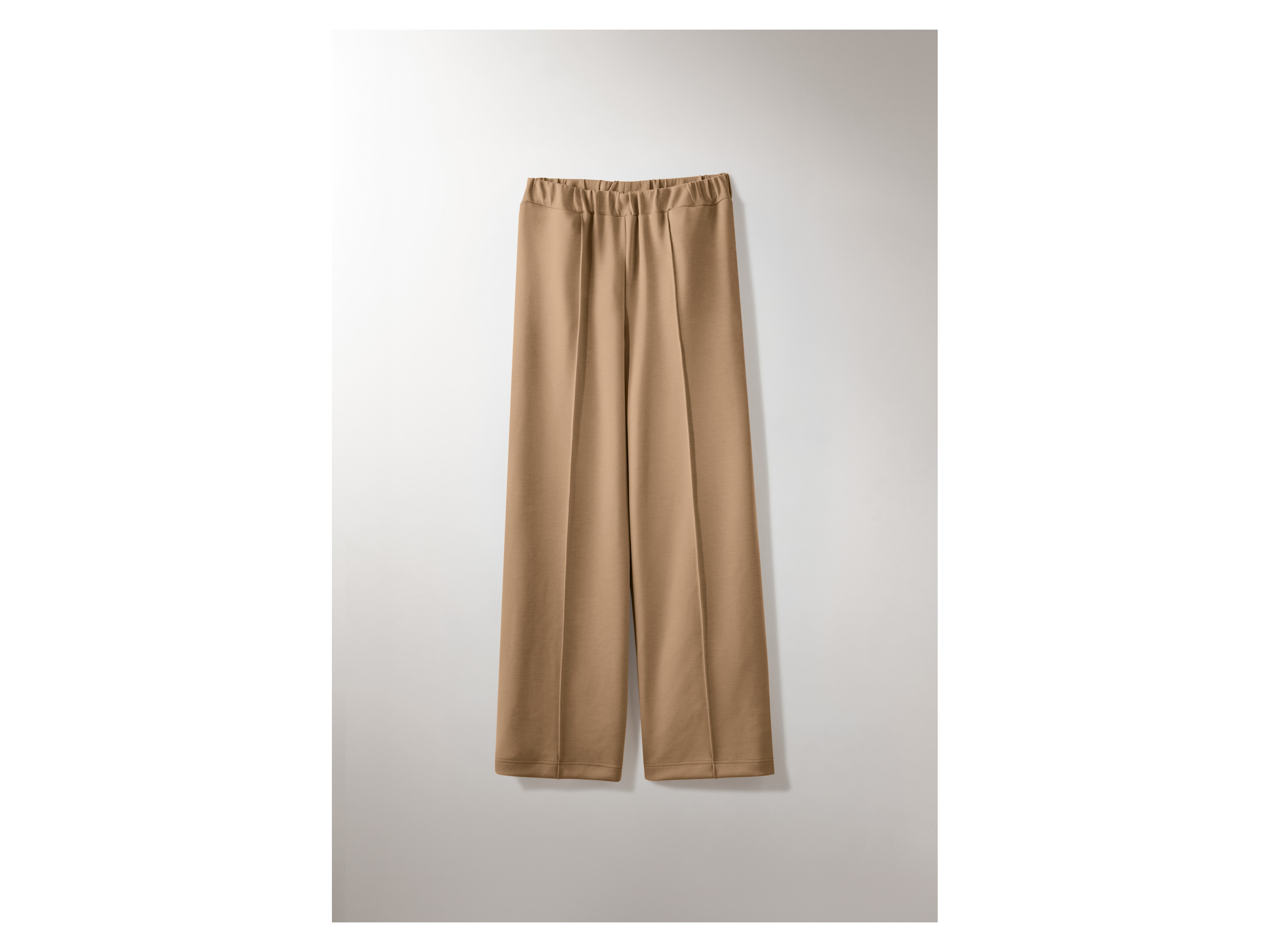 Esmara® Dámské kalhoty "Wide Leg" (béžová, L (44/46))