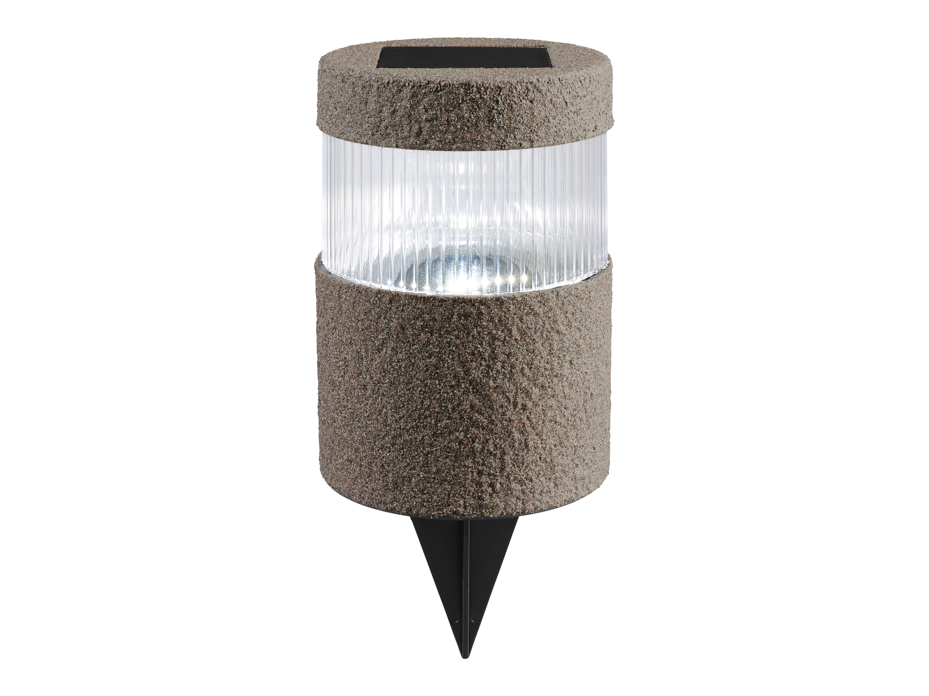 Livarno home Solární LED svítidlo (válcovitá, tmavě šedá)