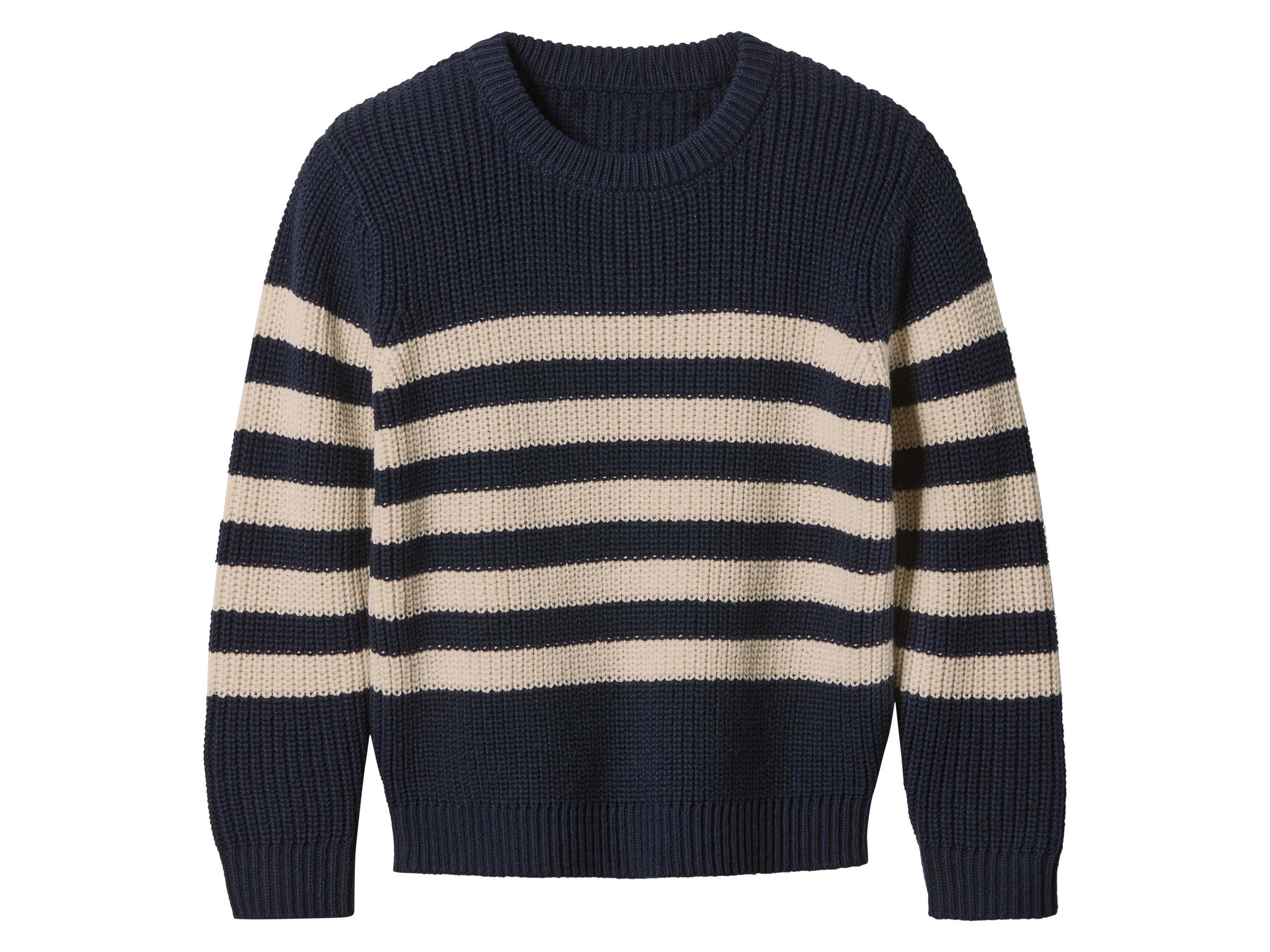 lupilu® Chlapecký pletený svetr (navy modrá / béžová, 98/104)