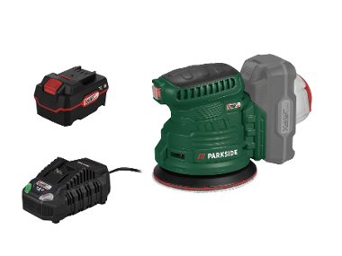 Aku excentrická bruska PAEXSG 20-Li B1, 4 Ah