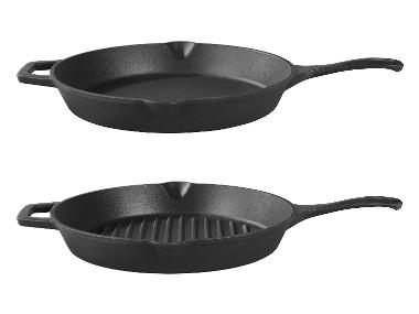 GRILLMEISTER Litinová grilovací pánev, Ø 28 cm