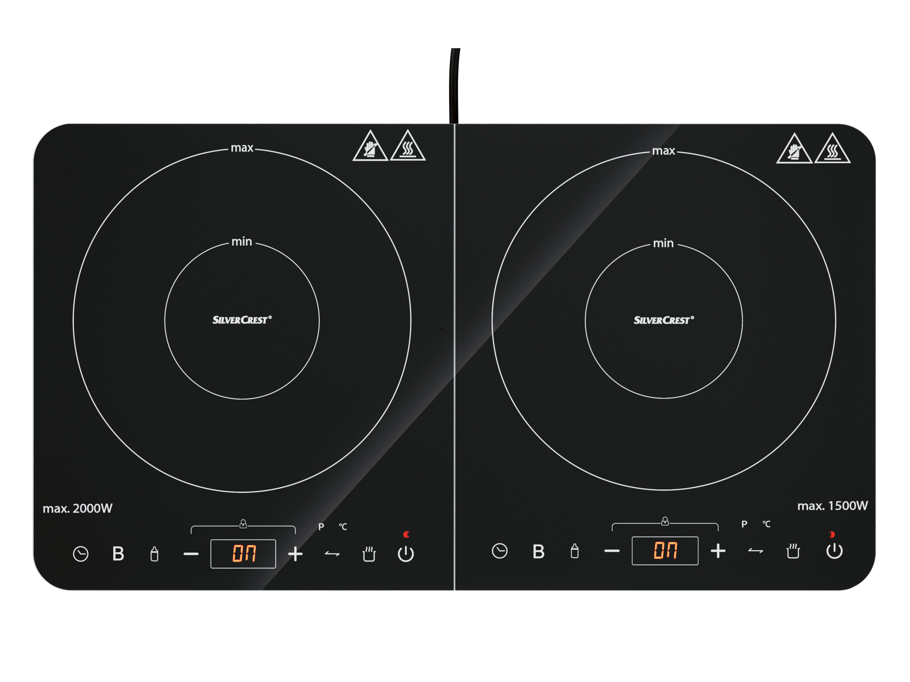 Silvercrest® Kitchen Tools Dvojitá indukční varná deska SDI 3500 E1