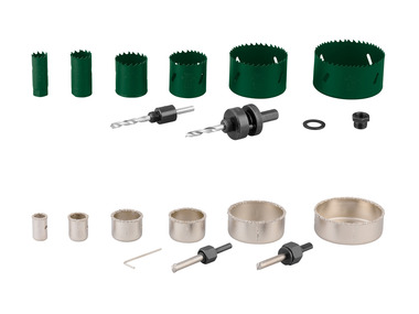 PARKSIDE® Sada děrovacích pil, 9dílná