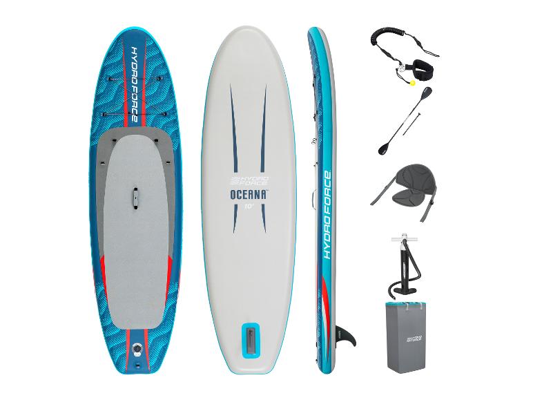 Nafukovací SUP prkno Hydro-Force Oceana 10', pádlo, leash a taška.