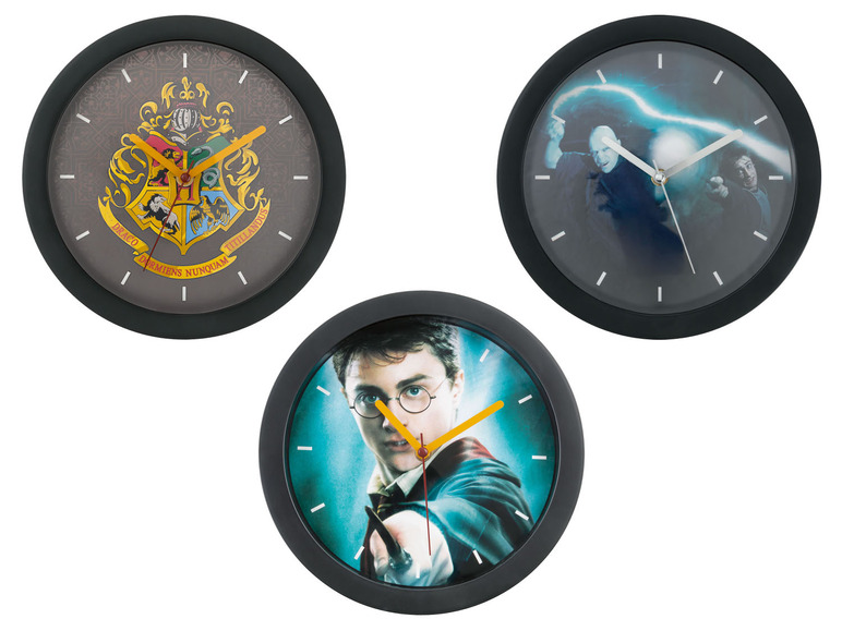  Zobrazit na celou obrazovku MEBUS Nástěnné hodiny Harry Potter - Obrázek 1