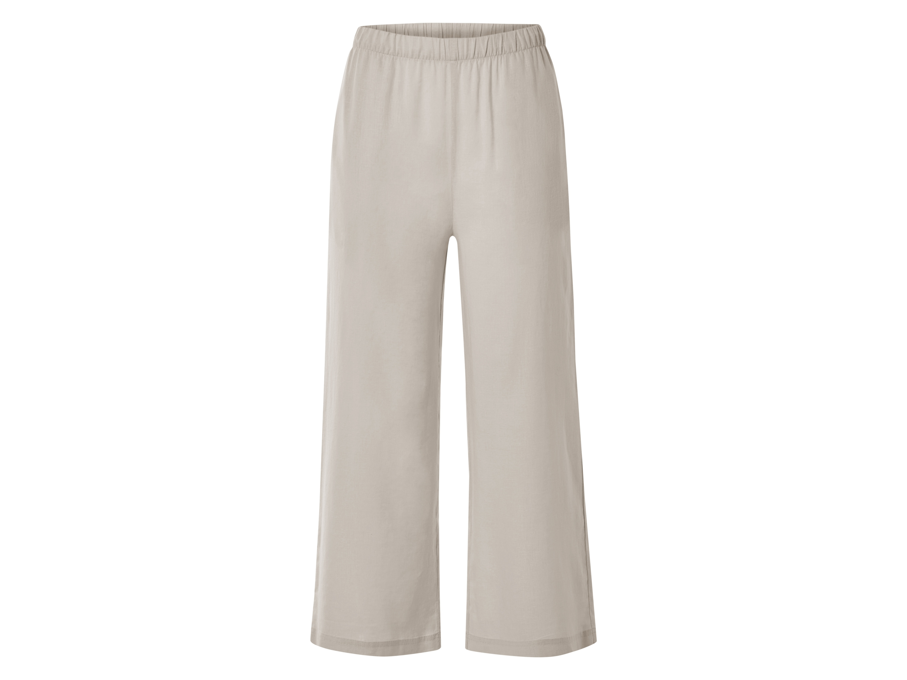 esmara® Dámské kalhoty s podílem lnu (béžová, 42)