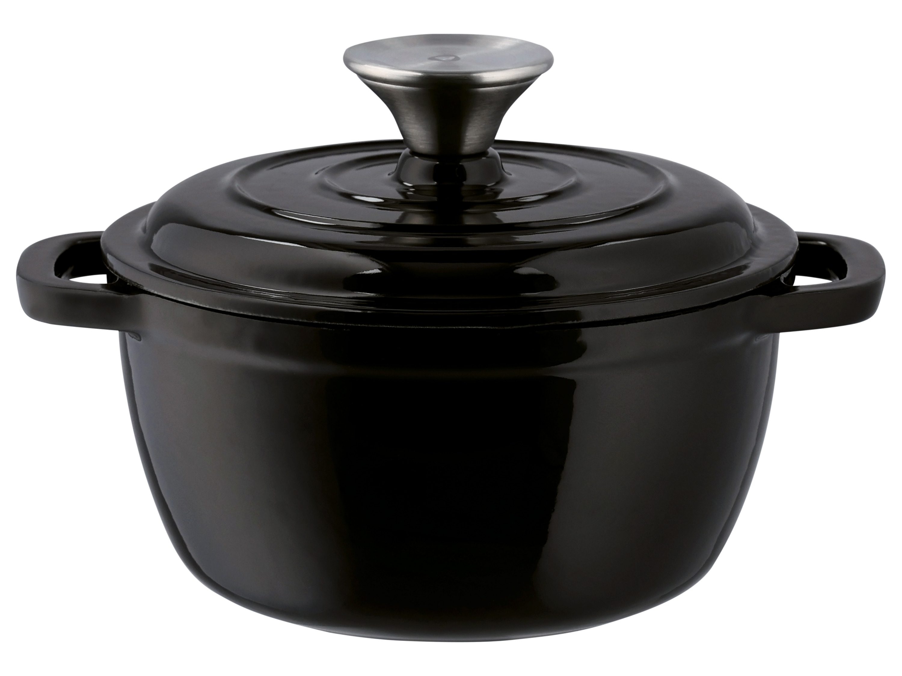 Silvercrest® Litinový hrnec, Ø 16 cm (černá)