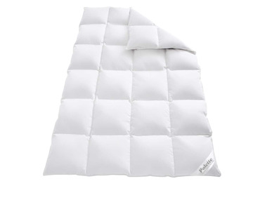 Kazetová přikrývka z prachového peří Elegance, teplá (200 x 220 cm)