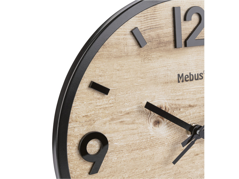  Zobrazit na celou obrazovku MEBUS Nástěnné hodiny - Obrázek 3