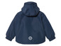 Tmavě modrá bunda s kapucí pro děti.