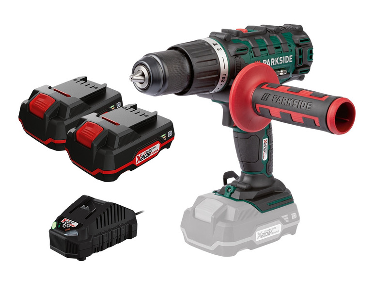  Zobrazit na celou obrazovku PARKSIDE® Aku příklepová vrtačka PSBSA 20-Li C3, 2x 2 Ah - Obrázek 1