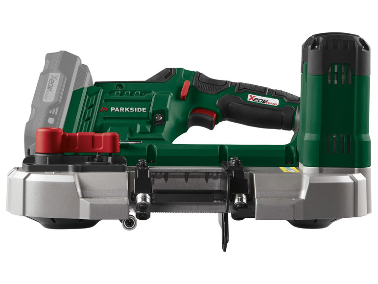  Zobrazit na celou obrazovku PARKSIDE® Aku pásová pila PMBA 20-Li A1, Smart 4 Ah - Obrázek 2