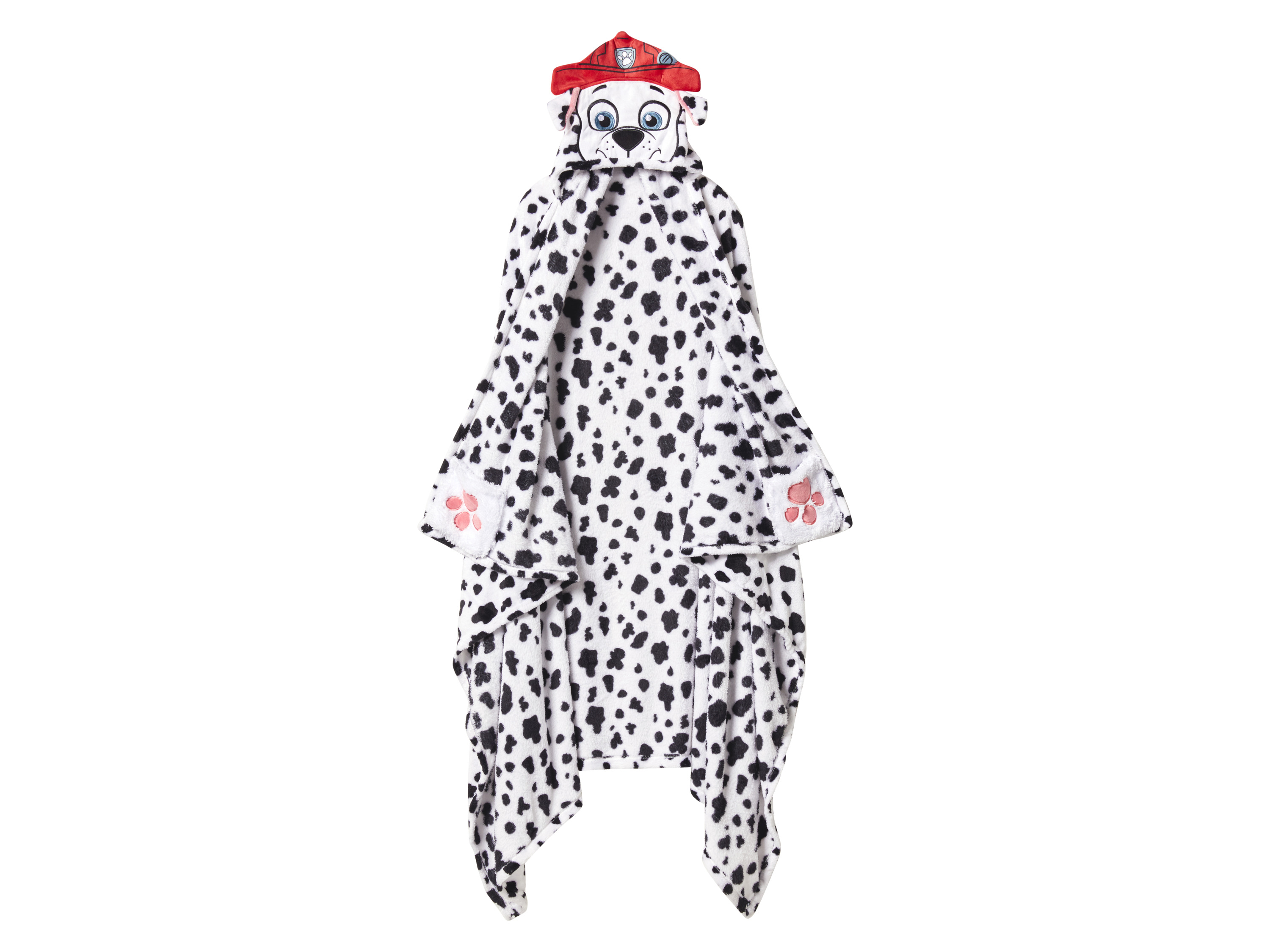 Dětská deka s kapucí, 127 x 152 cm (černá/bílá)