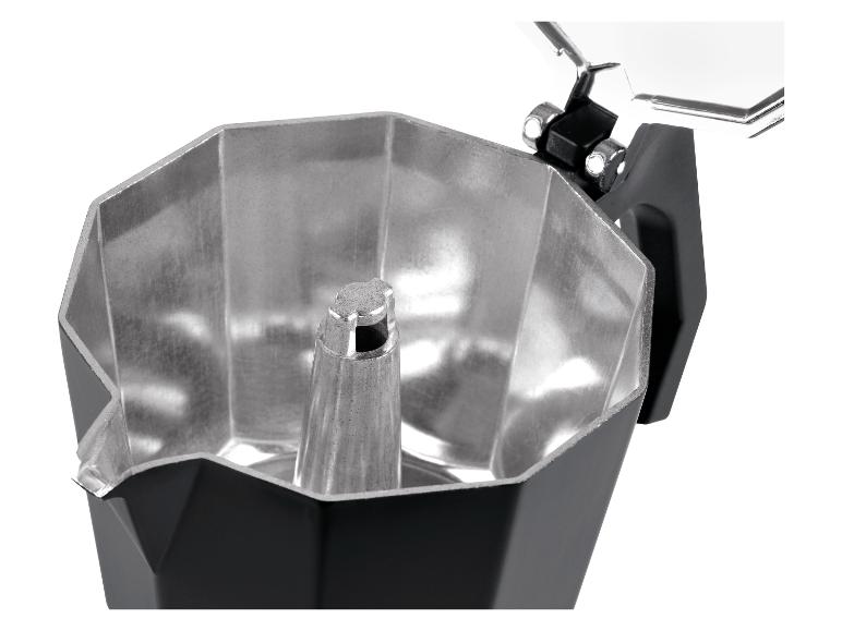 Otevřená konvice na kávu Bialetti Moka Express.
