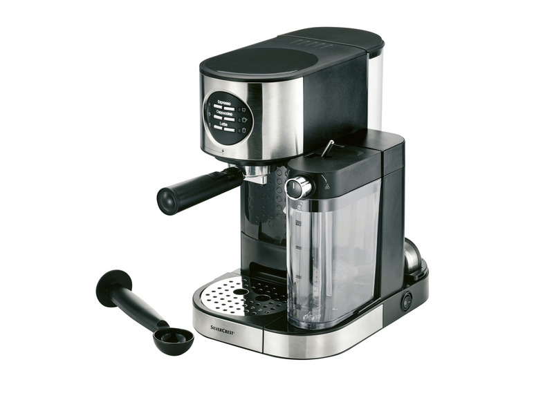  Zobrazit na celou obrazovku SILVERCREST® KITCHEN TOOLS Sada espresso kávovaru s napěňovačem mléka a elektrického mlýnku na kávu SME12, 2dílná - Obrázek 5