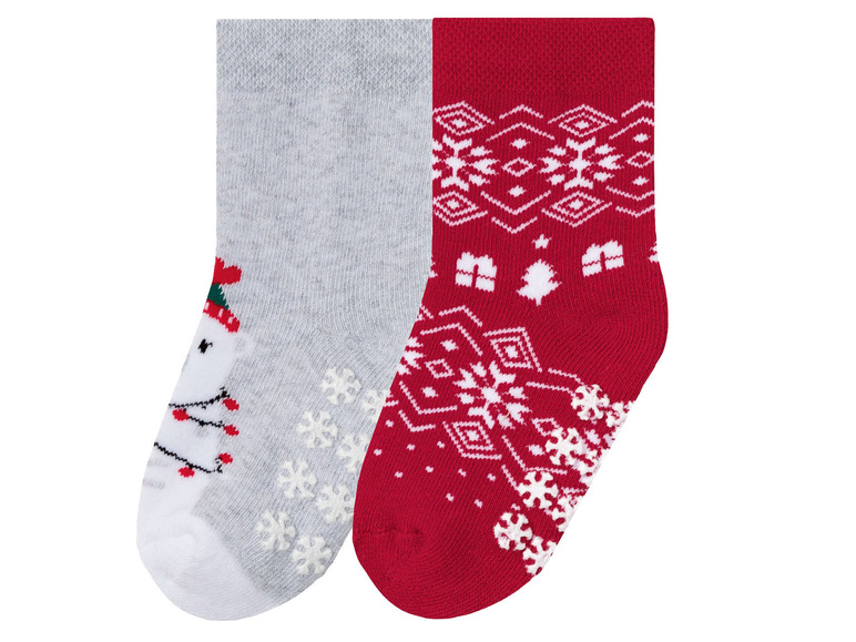  Zobrazit na celou obrazovku lupilu® Dívčí vánoční termo ponožky, 2 páry - Obrázek 2