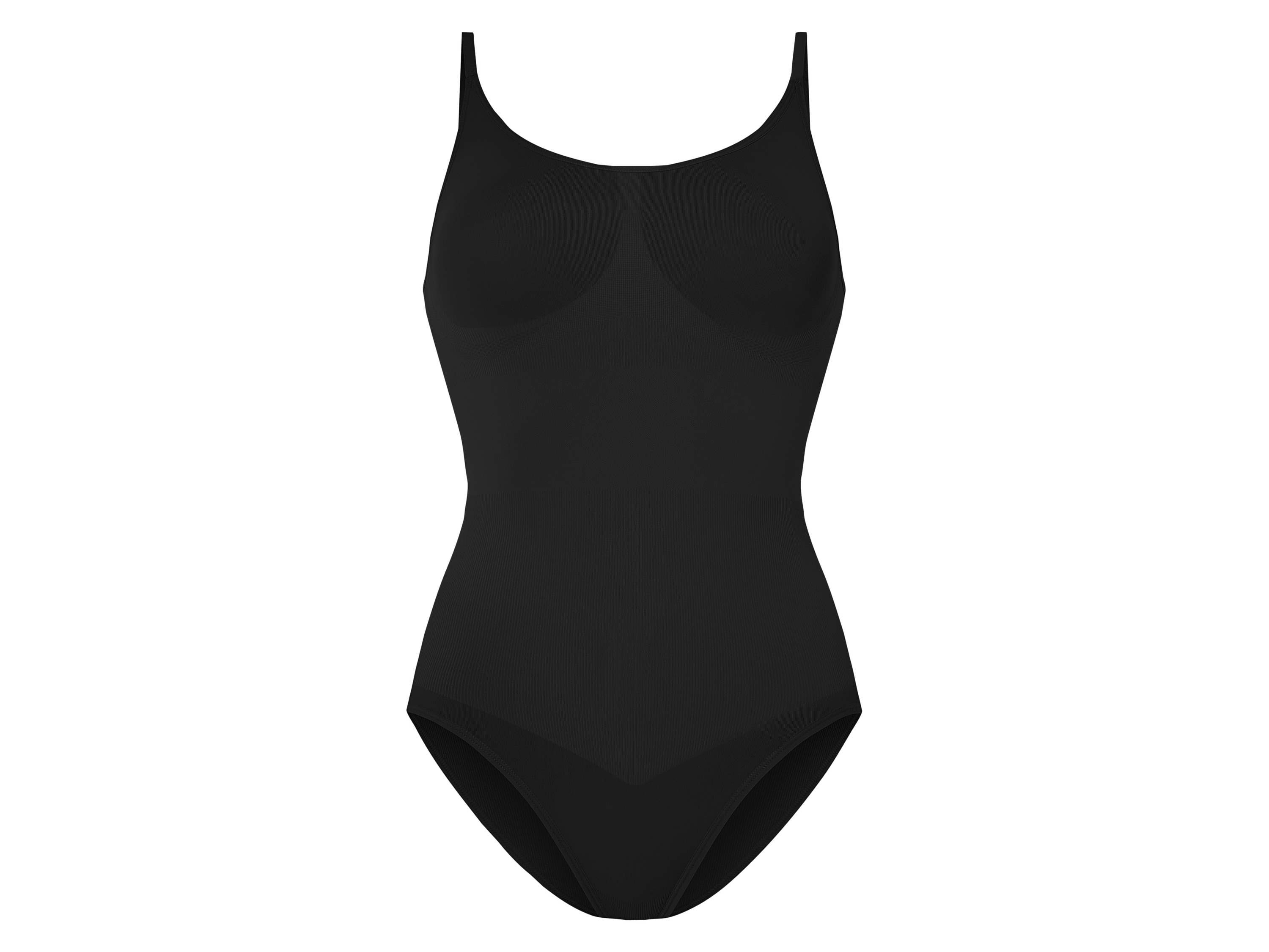 esmara® Dámské bezešvé tvarující body (černá, Xl(48/50))