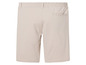 Béžové krátké kalhoty s elastickým pasem.