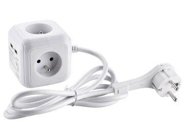 SILVERCREST® Zásuvková kostka s USB porty