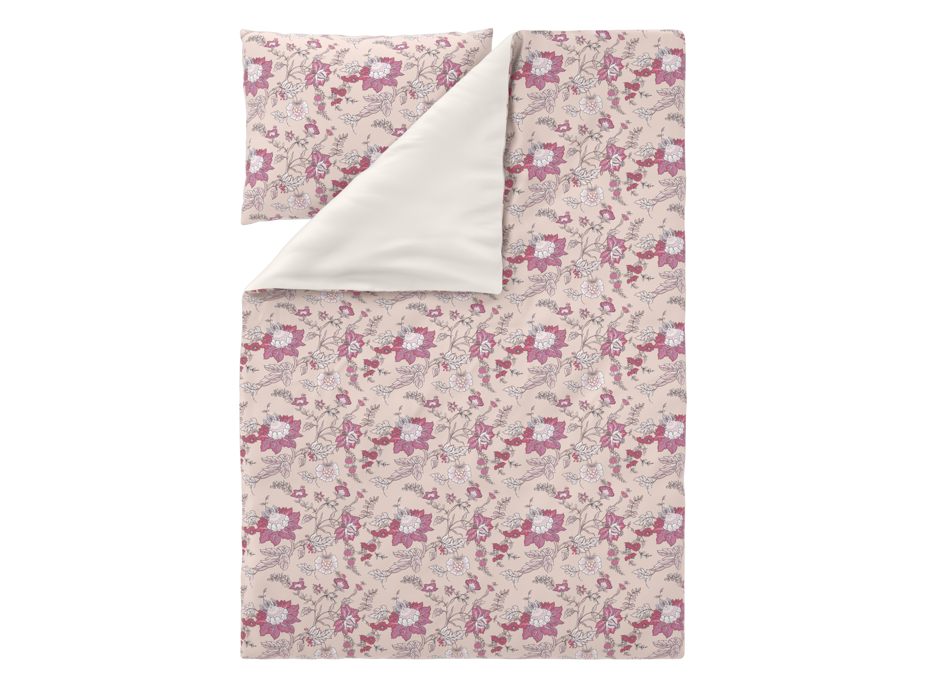 Livarno® Saténové ložní povlečení, 140 x 200 cm, 70 x 90 cm (světle růžová)