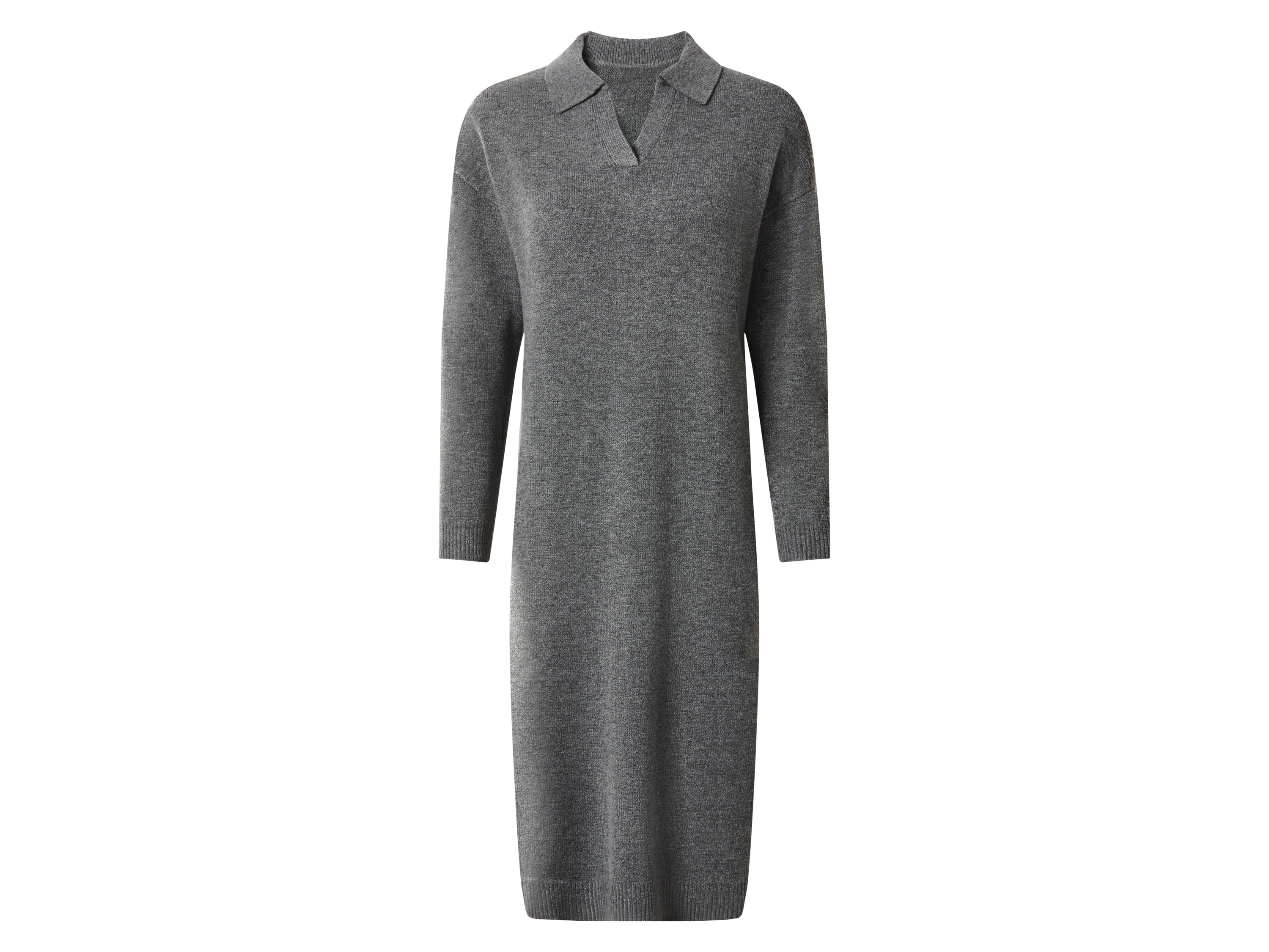 esmara® Dámské úpletové šaty (šedá, S(36/38))