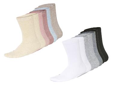 esmara® Dámské ponožky s BIO bavlnou, 7 párů