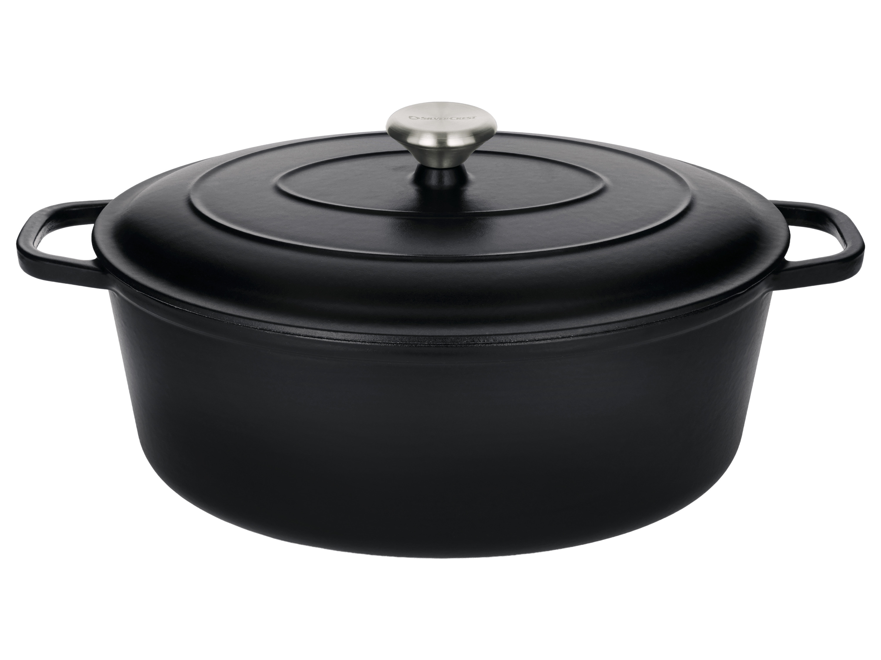 Silvercrest® Litinový hrnec Premium, Ø 35 cm (černá)