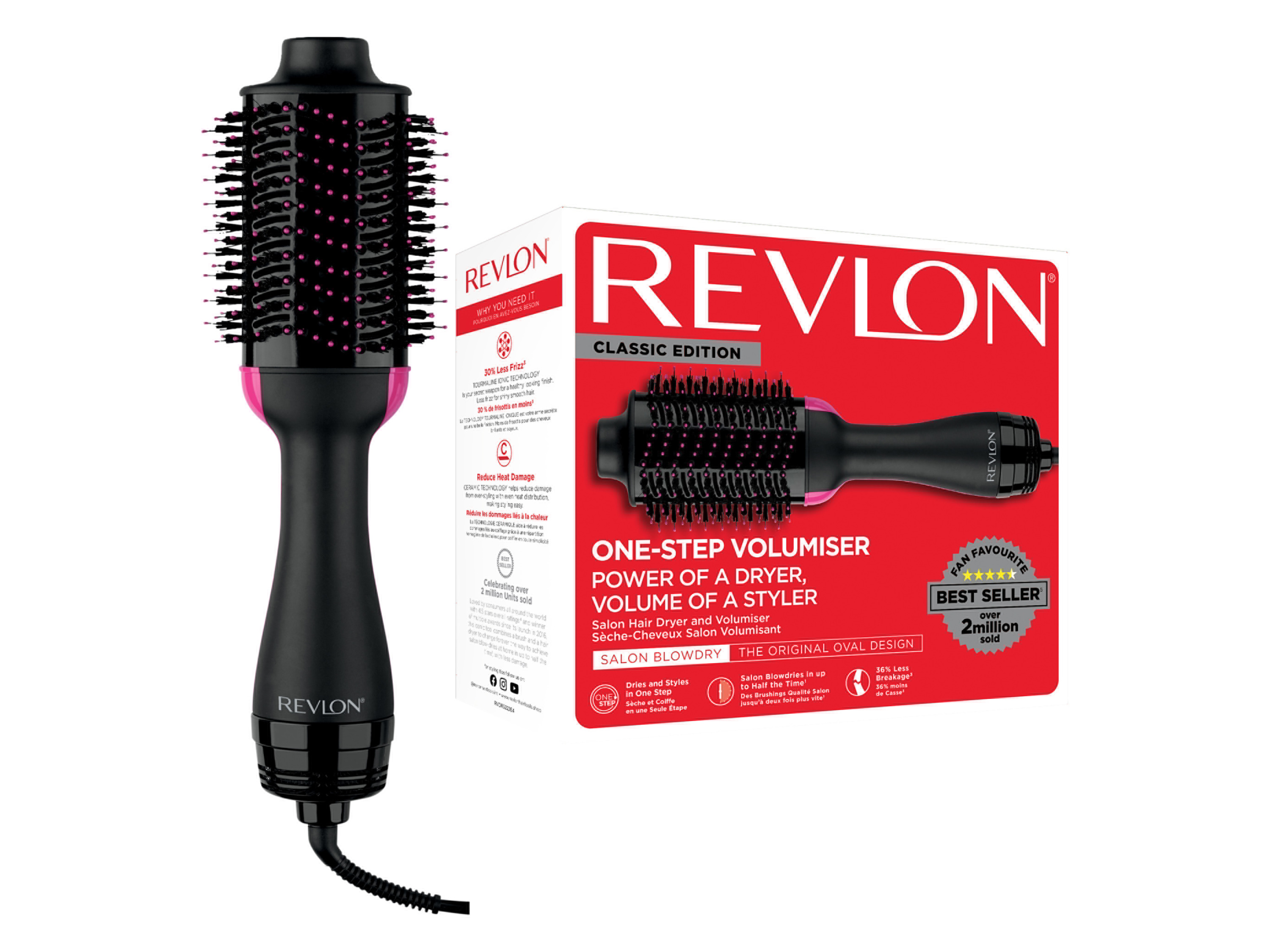 RevIon Salon One-Step Horkovzdušný a objemový kartáč Rvdr5222E4