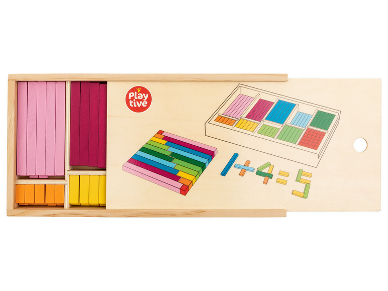  Zobrazit na celou obrazovku Playtive Dřevěná výuková hra Montessori - počítání - Obrázek 21