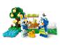 Sada LEGO Animal Crossing s postavičkami, stromem a stánkem.
