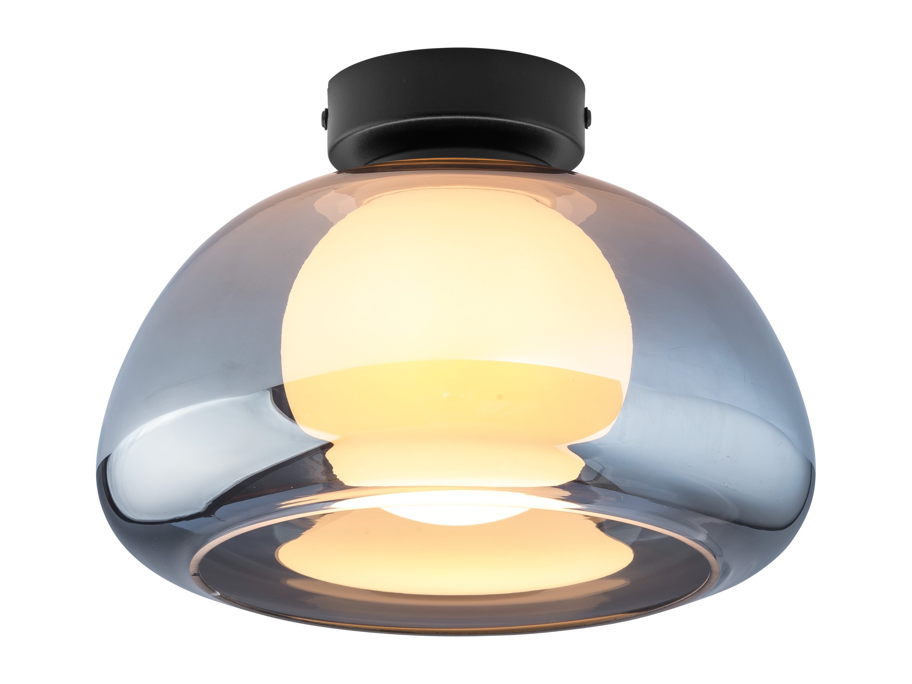 Livarno home Stropní / Nástěnné LED svítidlo Khepri (šedé sklo)