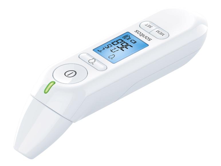 Bezkontaktní infračervený teploměr Braun Thermoscan.