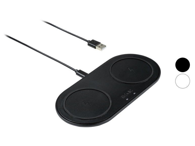  Zobrazit na celou obrazovku TRONIC® Bezdrátová nabíjecí podložka Qi Dual - Obrázek 1