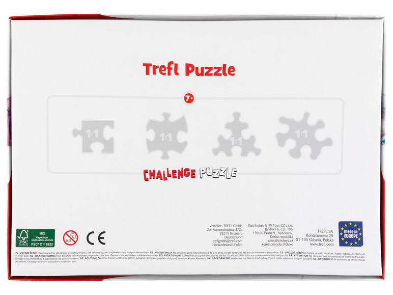  Zobrazit na celou obrazovku Trefl Challenge Puzzle, 272 dílků - Obrázek 5
