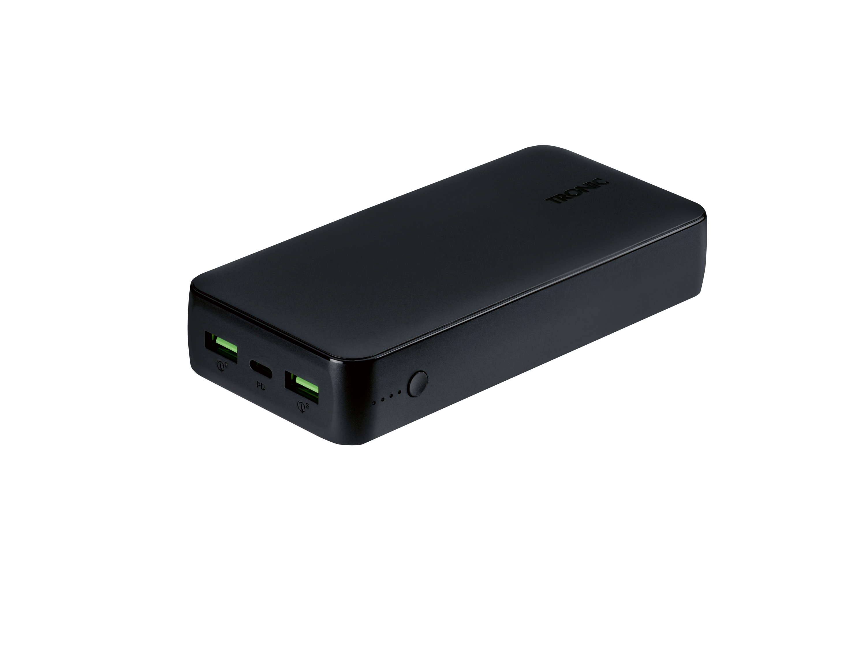 Tronic® Powerbanka 20 000 mAh Usb-C PD, Usb-A, Smart Fast Charge (černá)