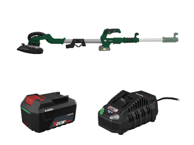 Aku nástěnná a stropní bruska PWDSA 20-Li A1, 4 Ah