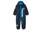 Tmavě modrý zimní overal s kapucí s motivem Paw Patrol.