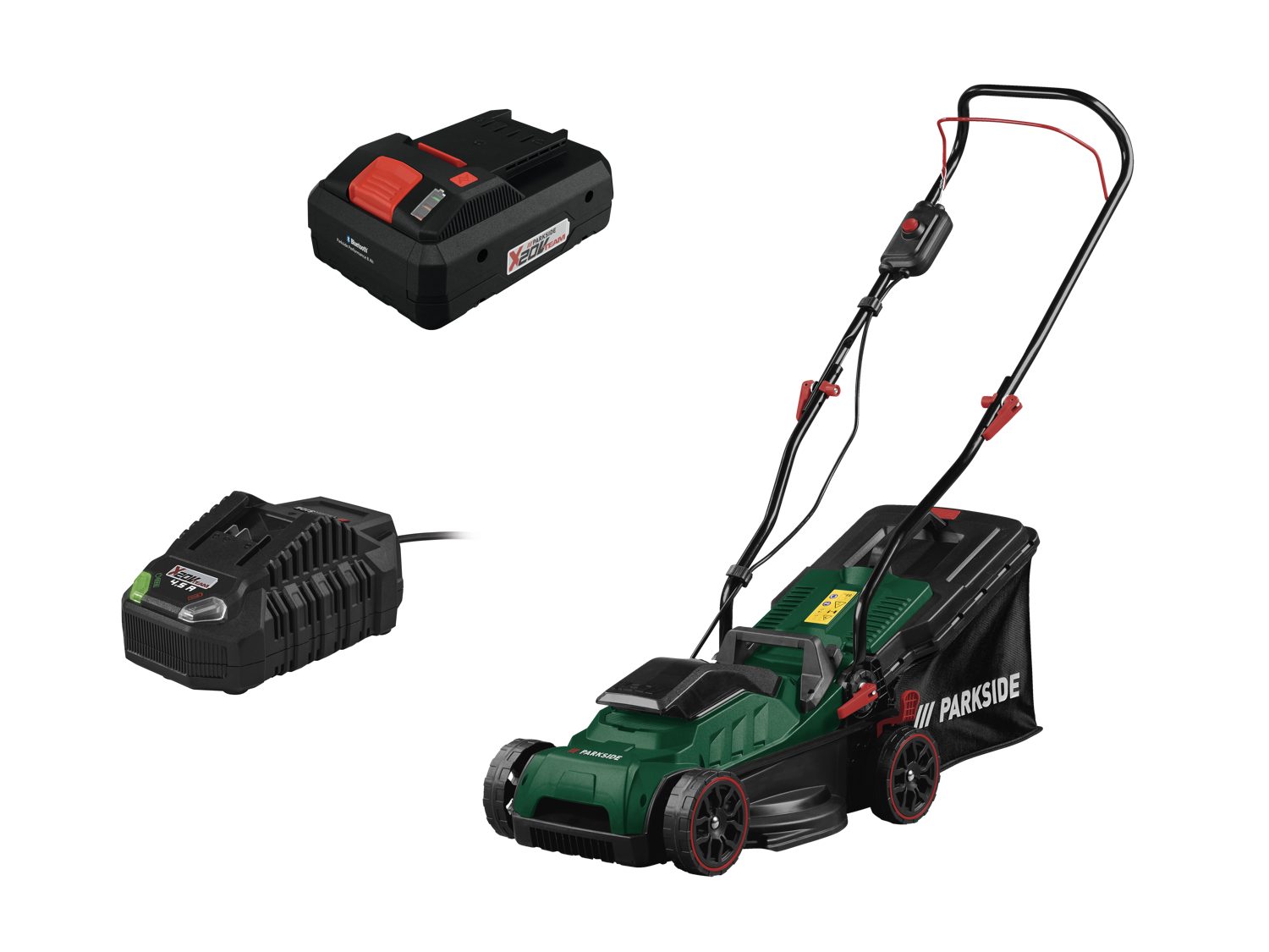 PARKSIDE® Aku sekačka na trávu PRMA 20-Li B2, Smart 4 Ah