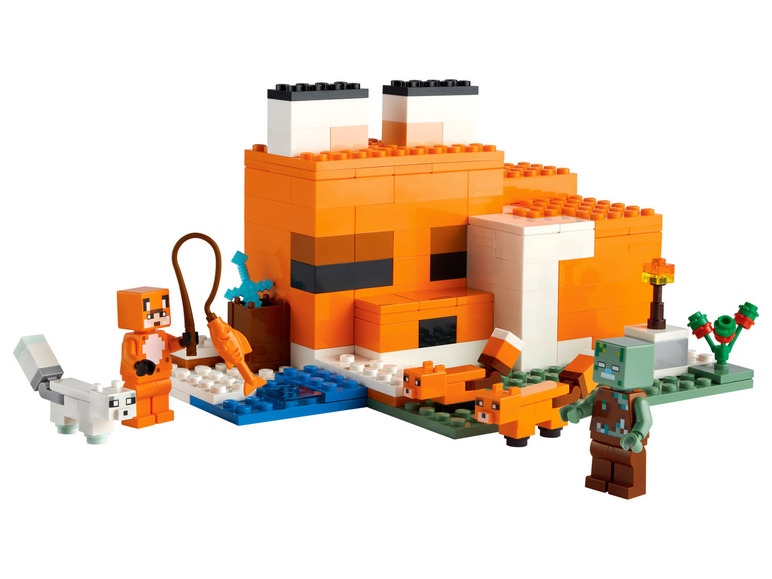  Zobrazit na celou obrazovku Lego Minecraft 21165 Včelí farma / 21171 Koňská stáj / 21178 Liščí chata / 21179 Houbový domek - Obrázek 10