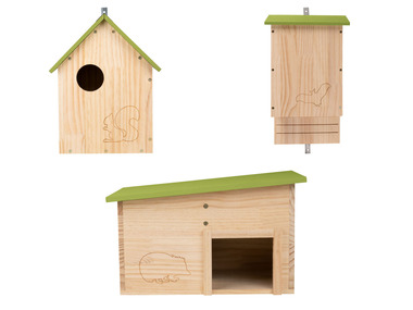 zoofari® Domeček pro ježky / Domeček pro veverky / Domeček pro netopýry