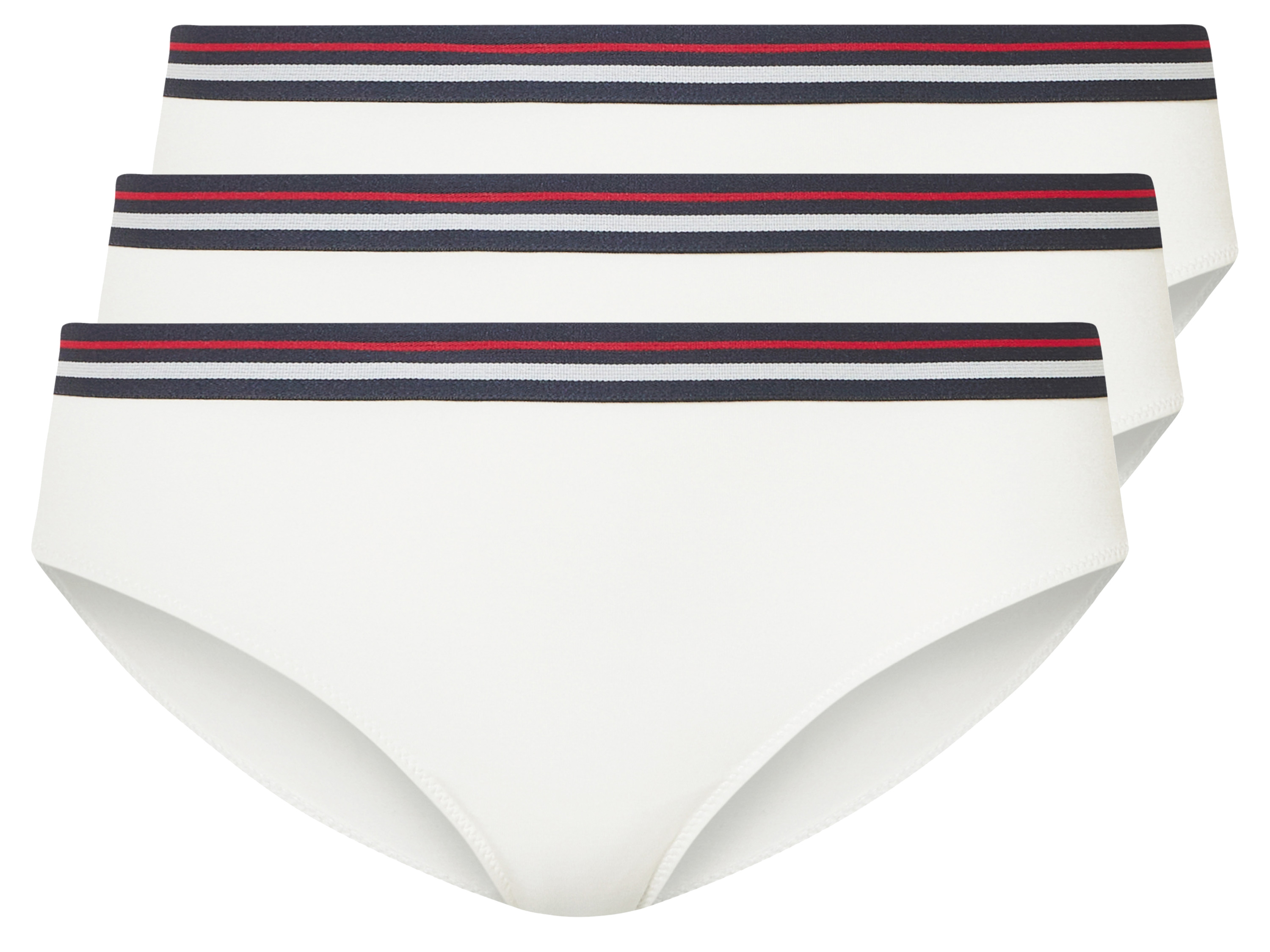 esmara® Dámské kalhotky, 3 kusy (bílá, XL (48/50))