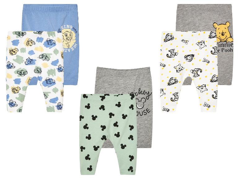 Dětské legíny s potiskem Mickey Mouse, Winniem Pooh a Lvího krále.